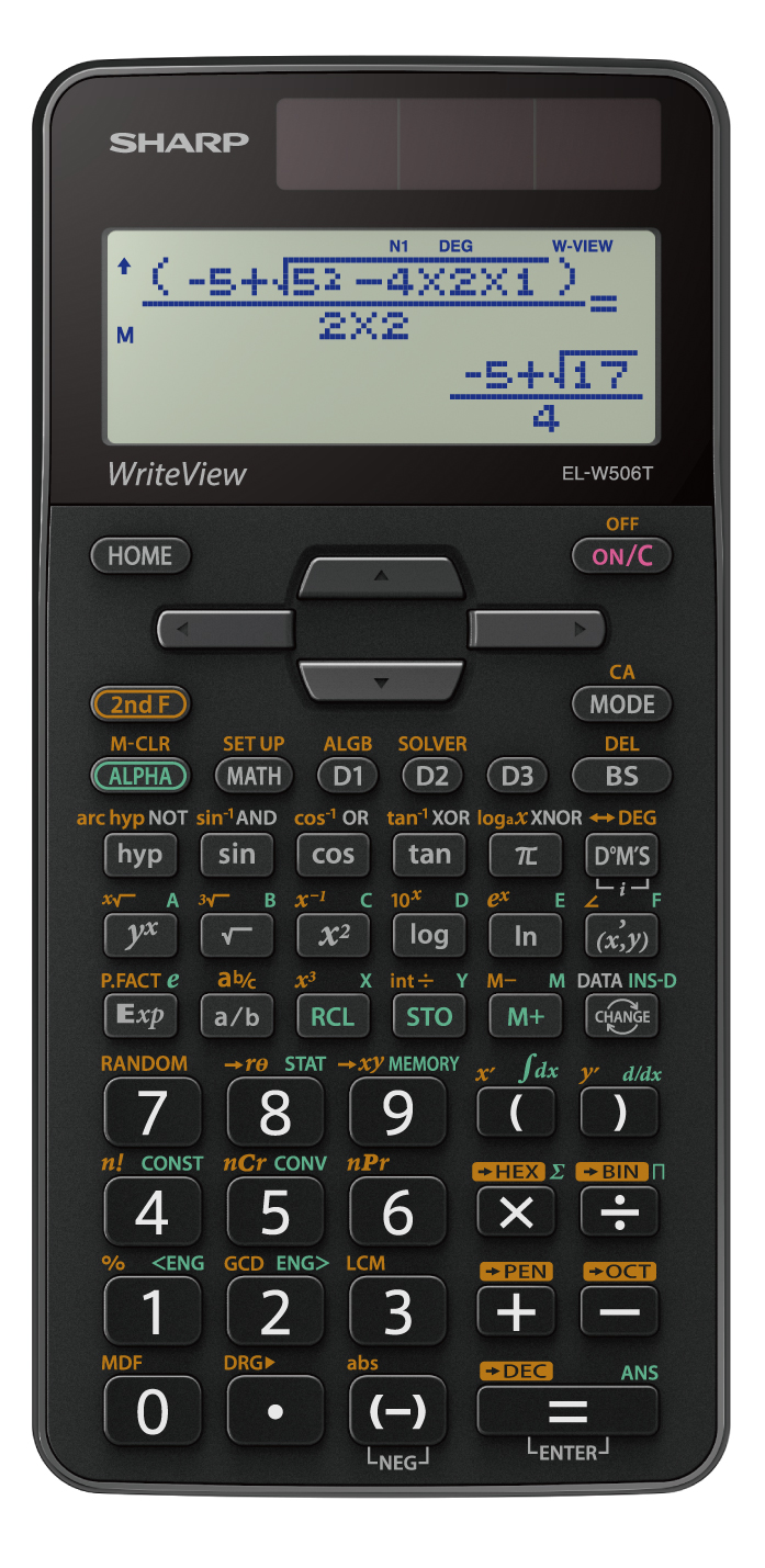 Sharp EL-W506T product photograph
