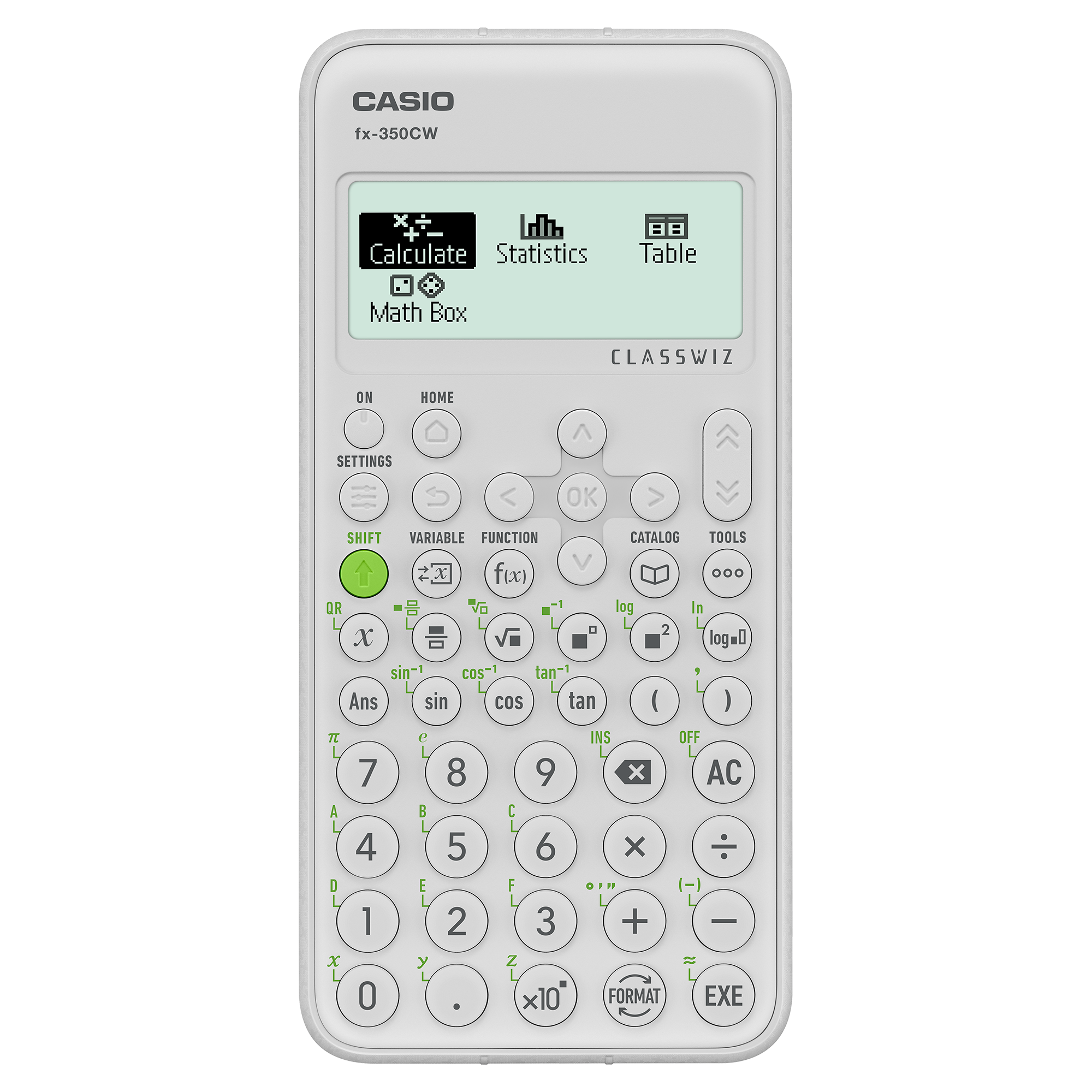 Front view of Casio fx-350CW