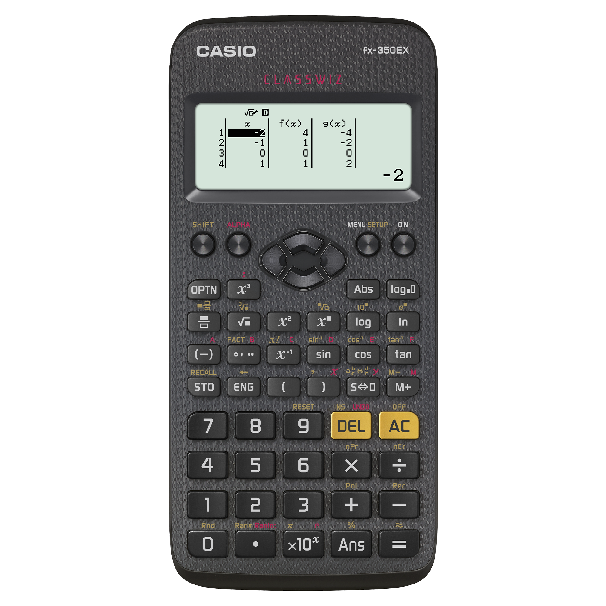 Front view of Casio fx-350EX
