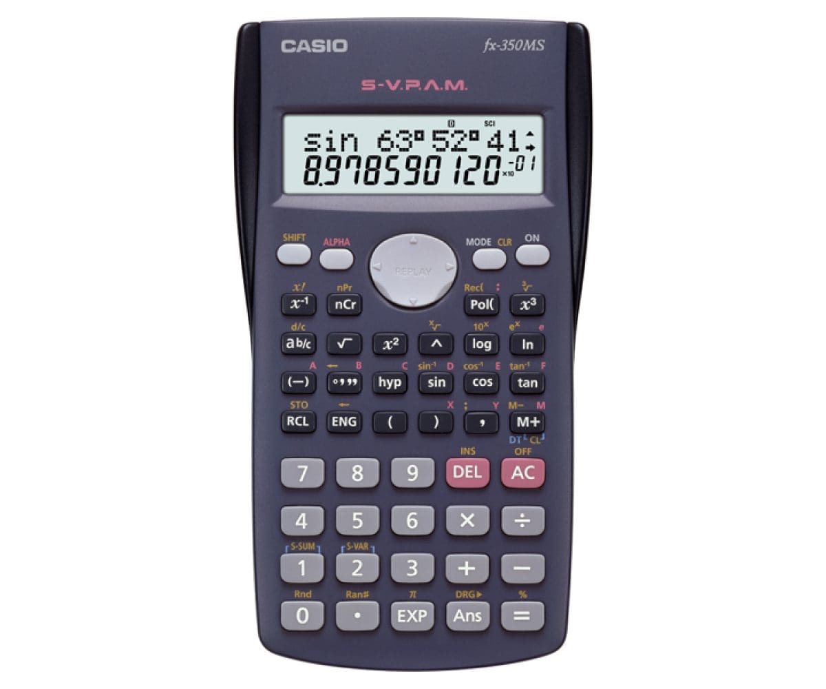 Front view of Casio fx-350MS