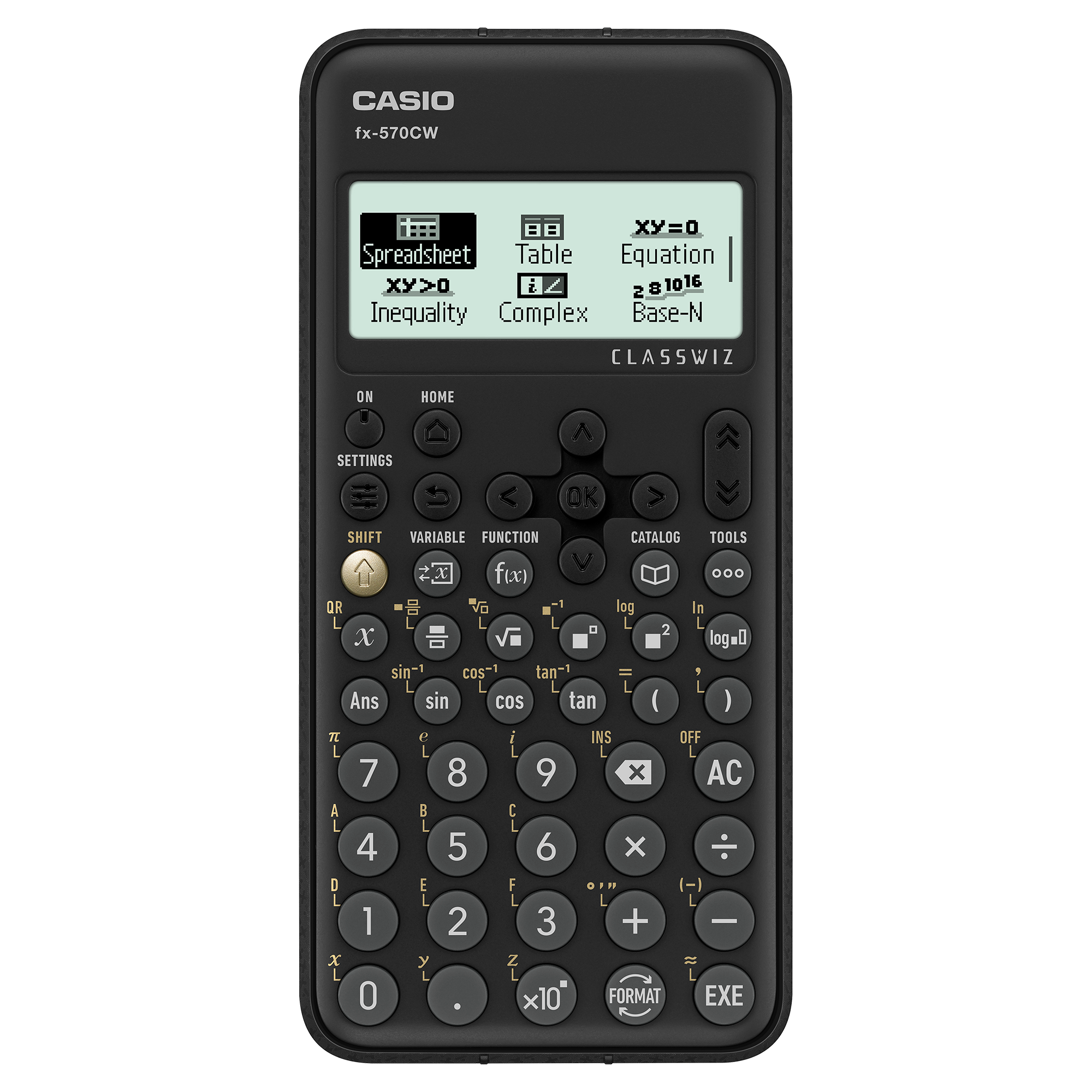Front view of Casio fx-570CW