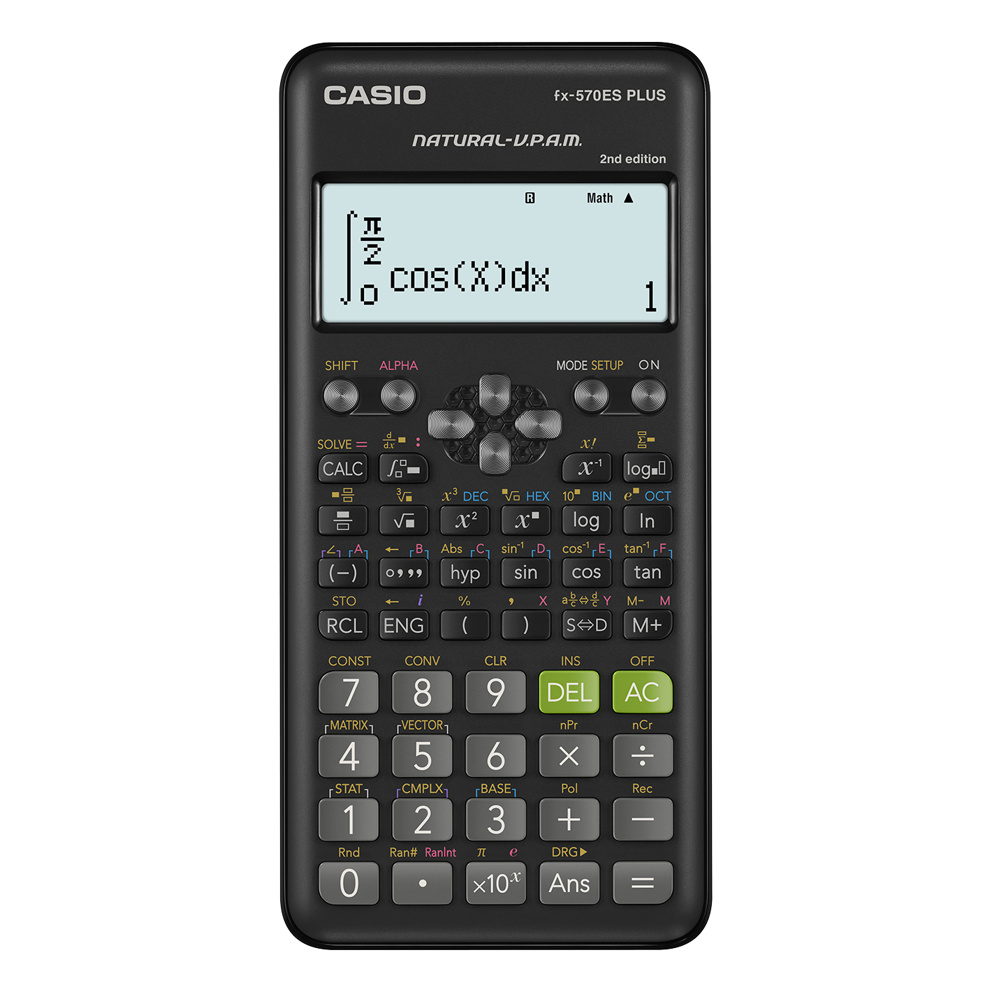 Front view of Casio fx-570ES PLUS-2