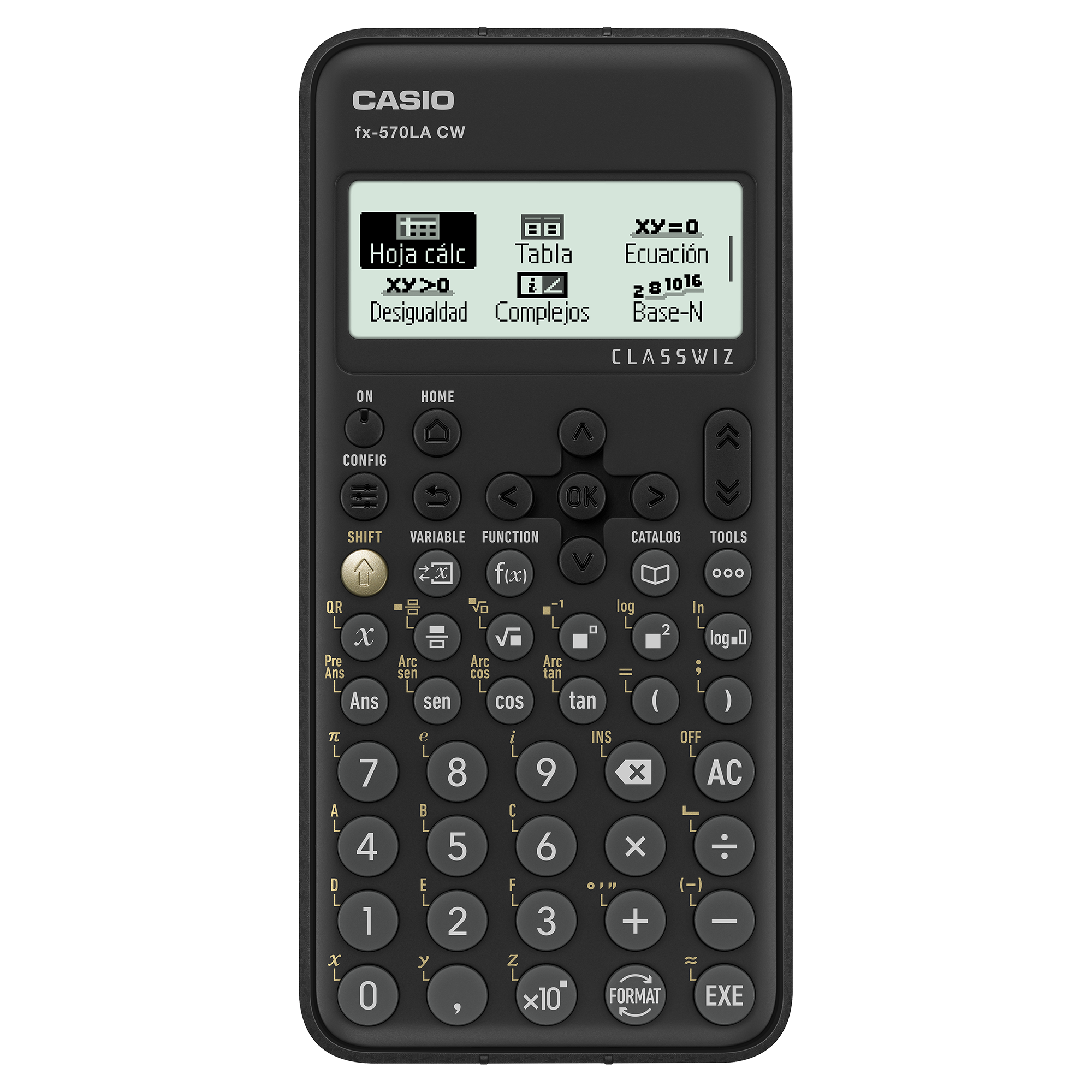 Front view of Casio fx-570LA CW