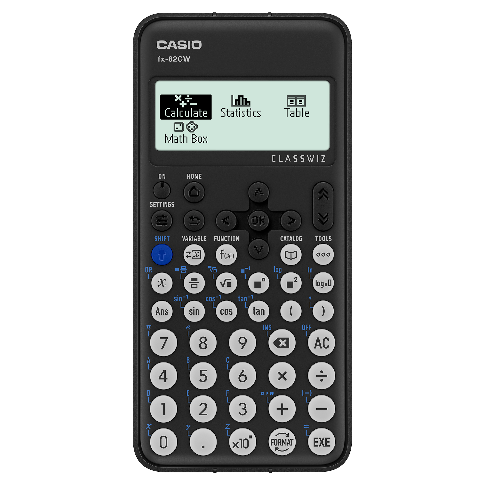 Front view of Casio fx-82CW