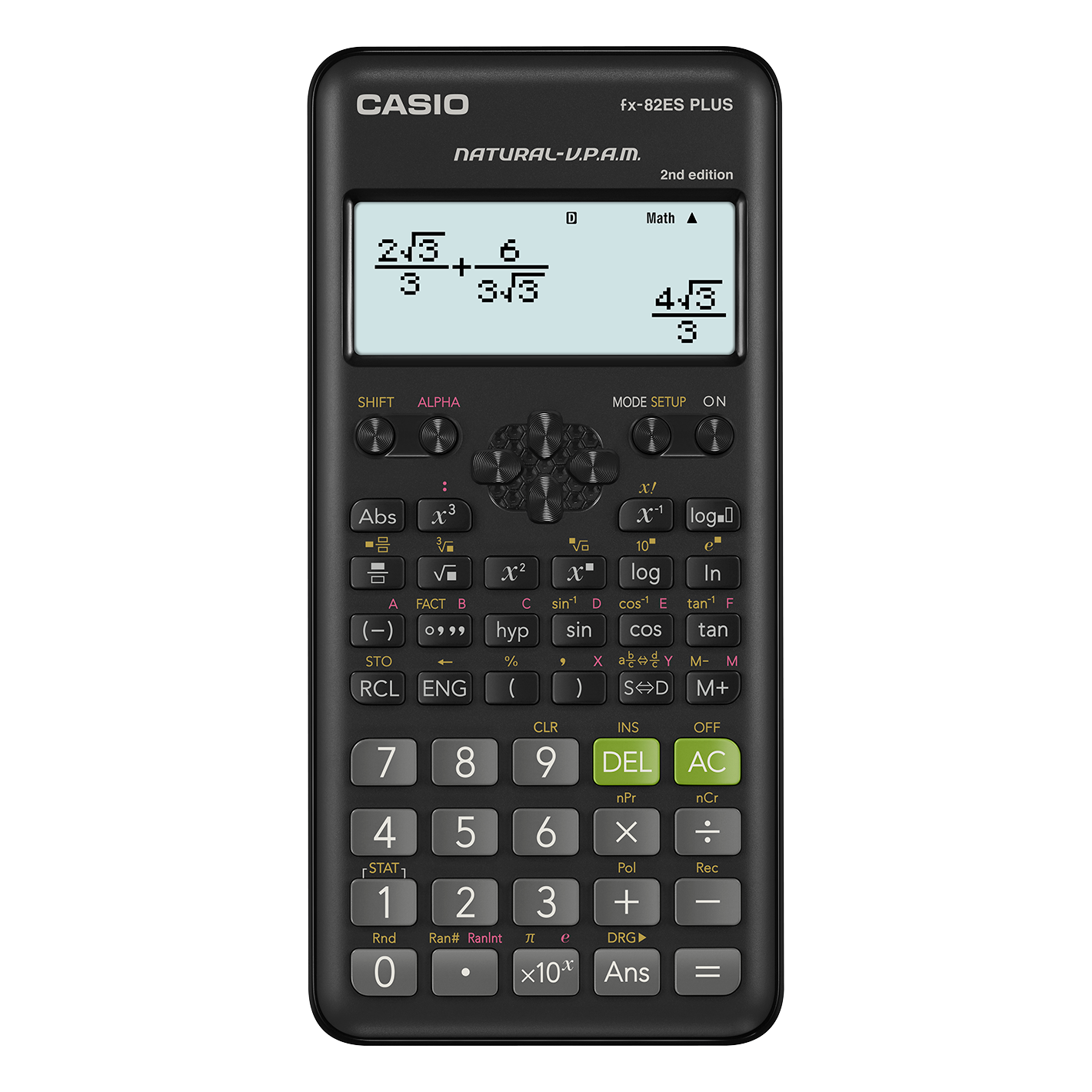 Front view of Casio fx-82ES PLUS-2