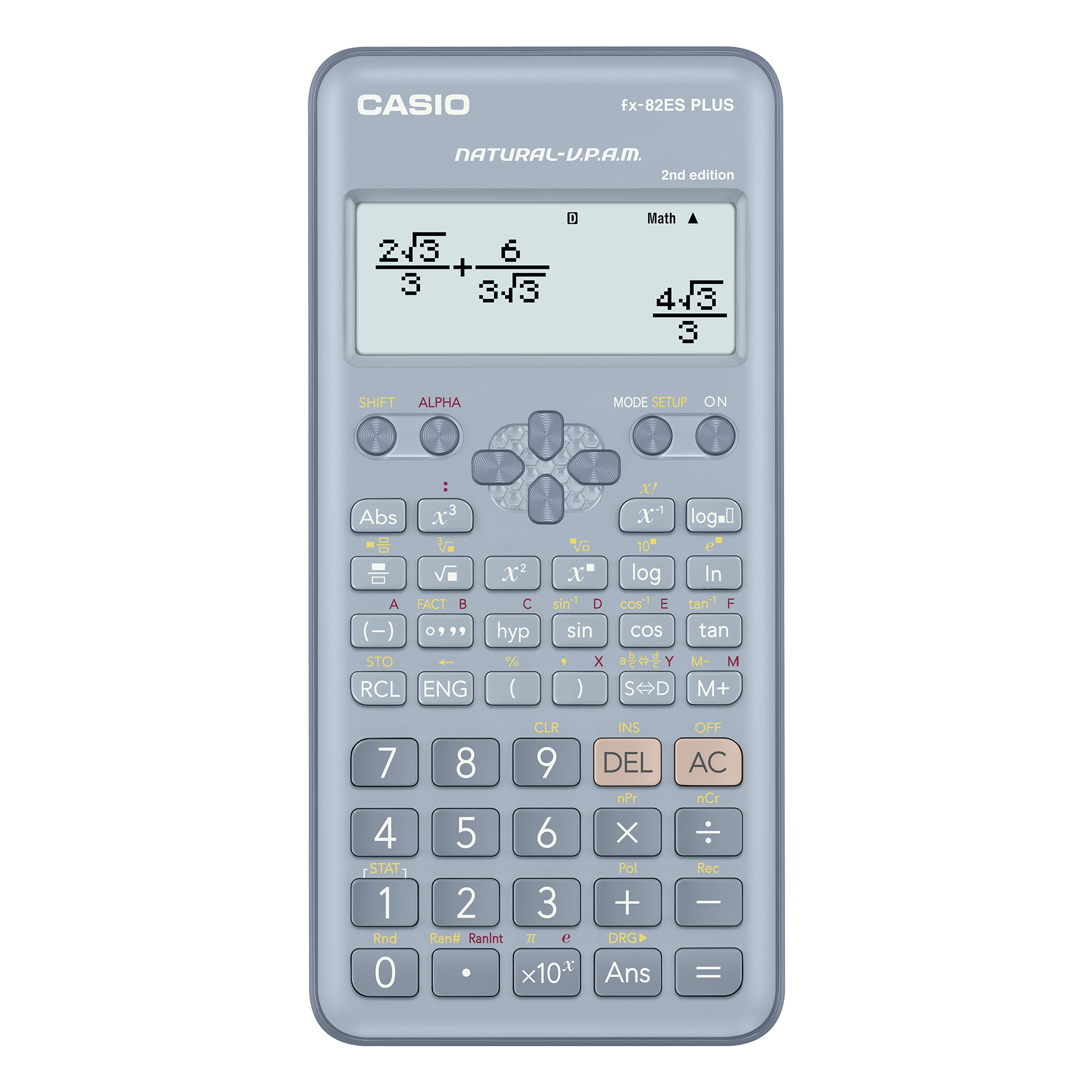 Front view of Casio fx-82ES PLUS-2BU