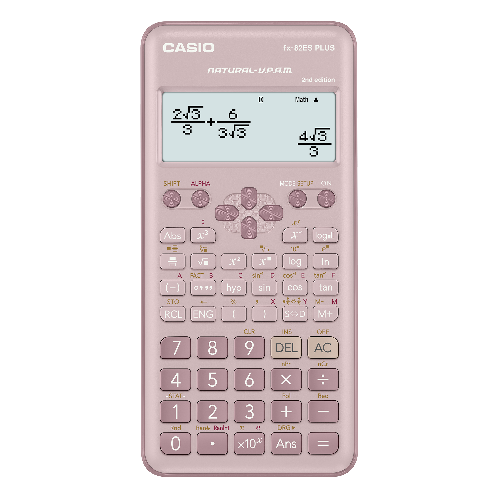 Front view of Casio fx-82ES PLUS-2PK