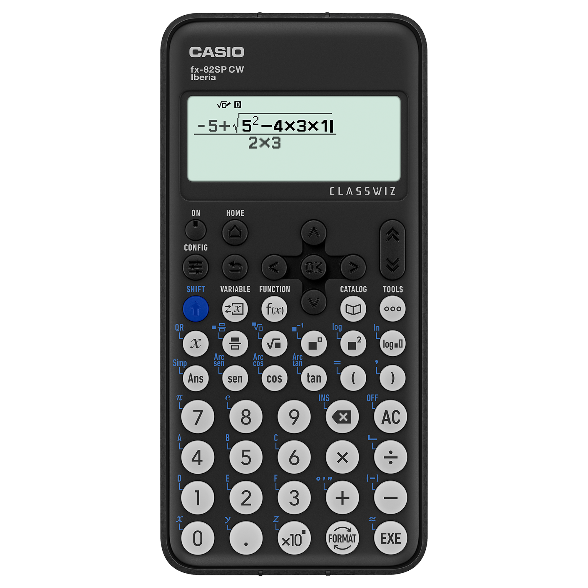 Front view of Casio fx-82SP CW
