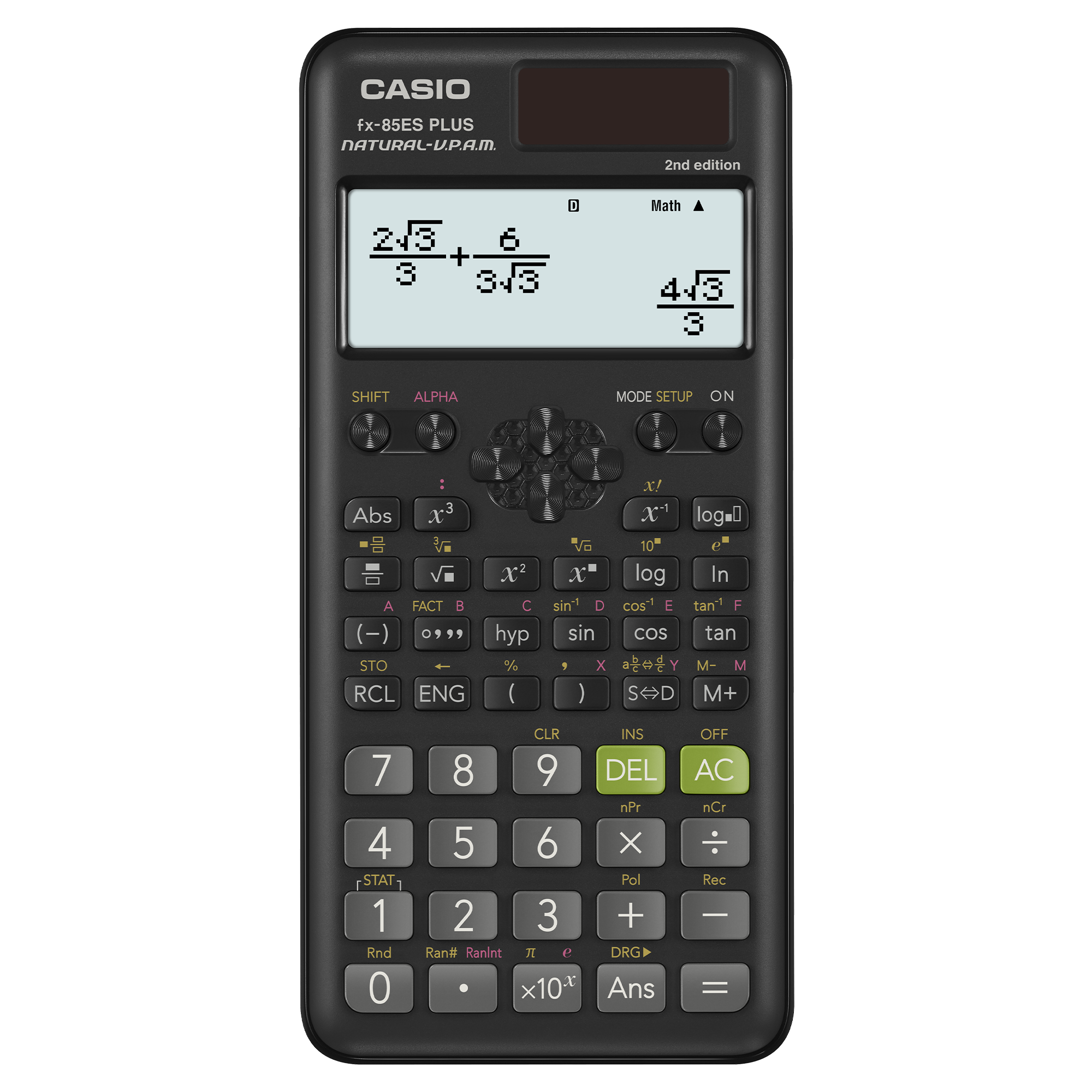 Front view of Casio fx-85ES PLUS-2