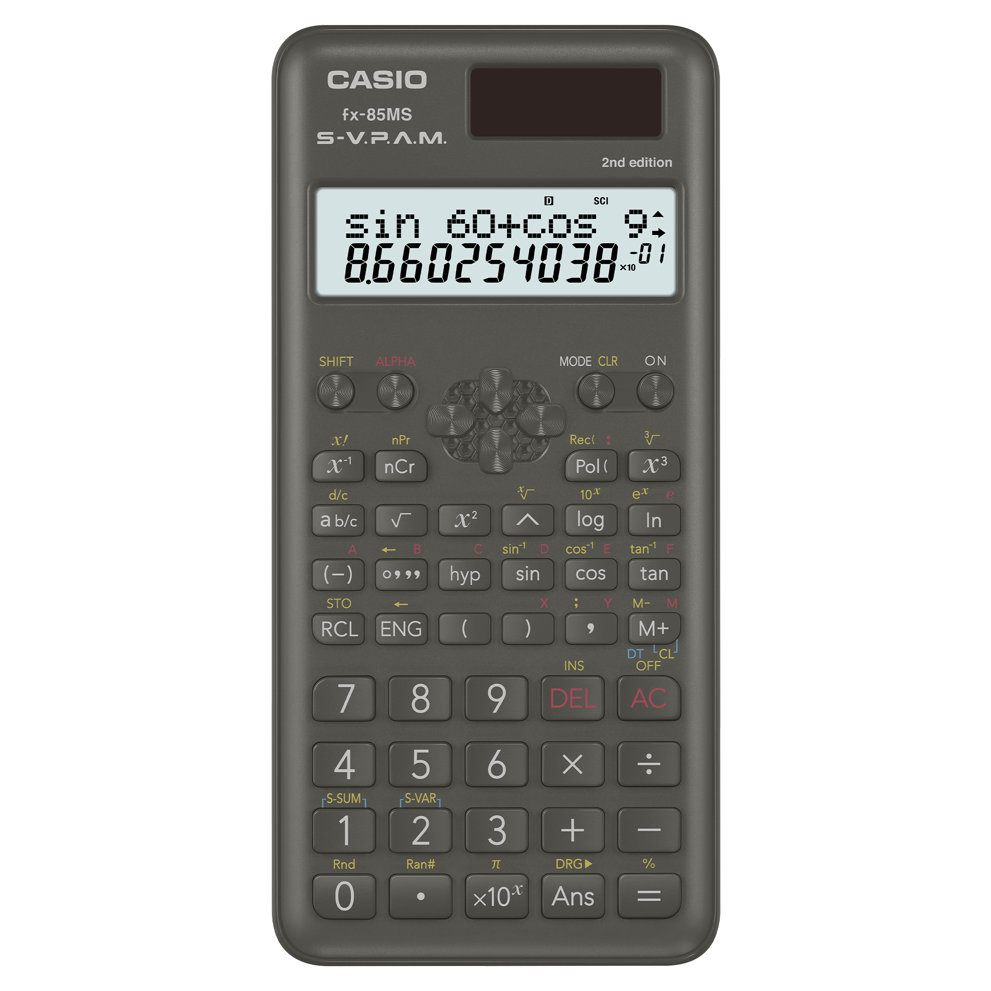 Front view of Casio fx-85MS-2