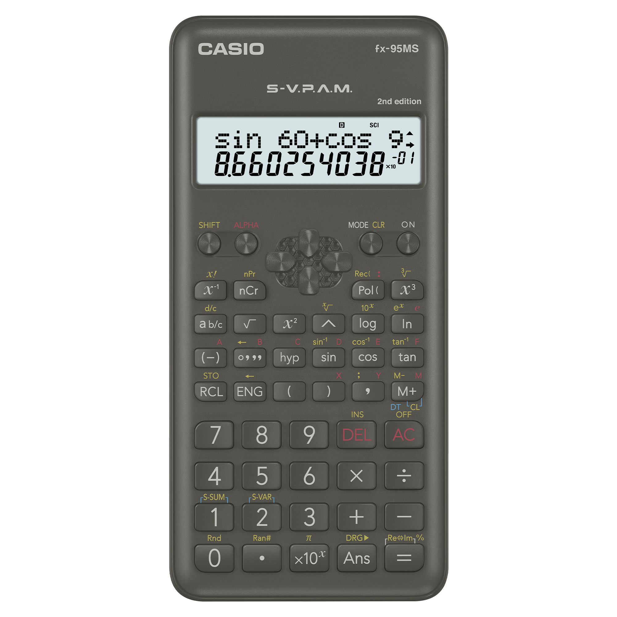 Front view of Casio fx-95MS-2