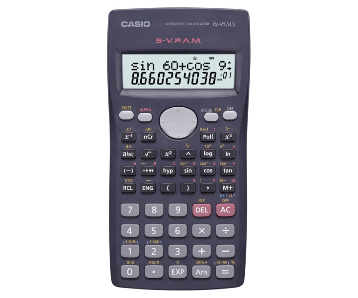 Front view of Casio fx-95MS
