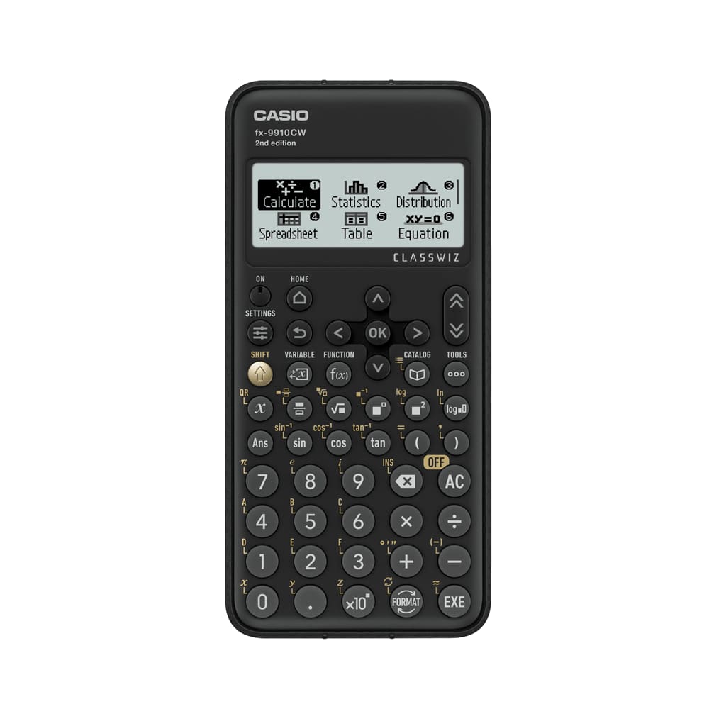 Front view of Casio fx-9910CW