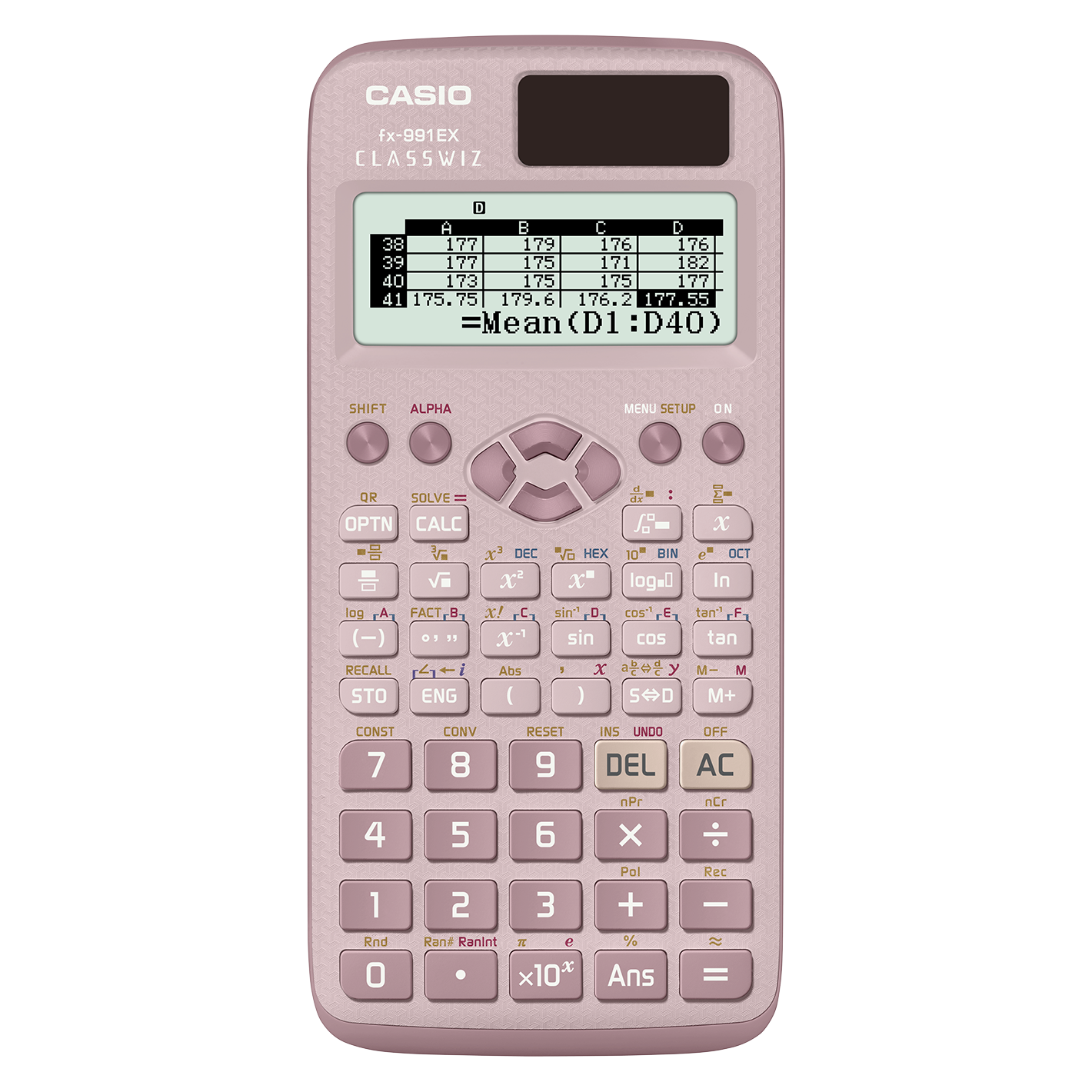 Front view of Casio fx-991EX-PK